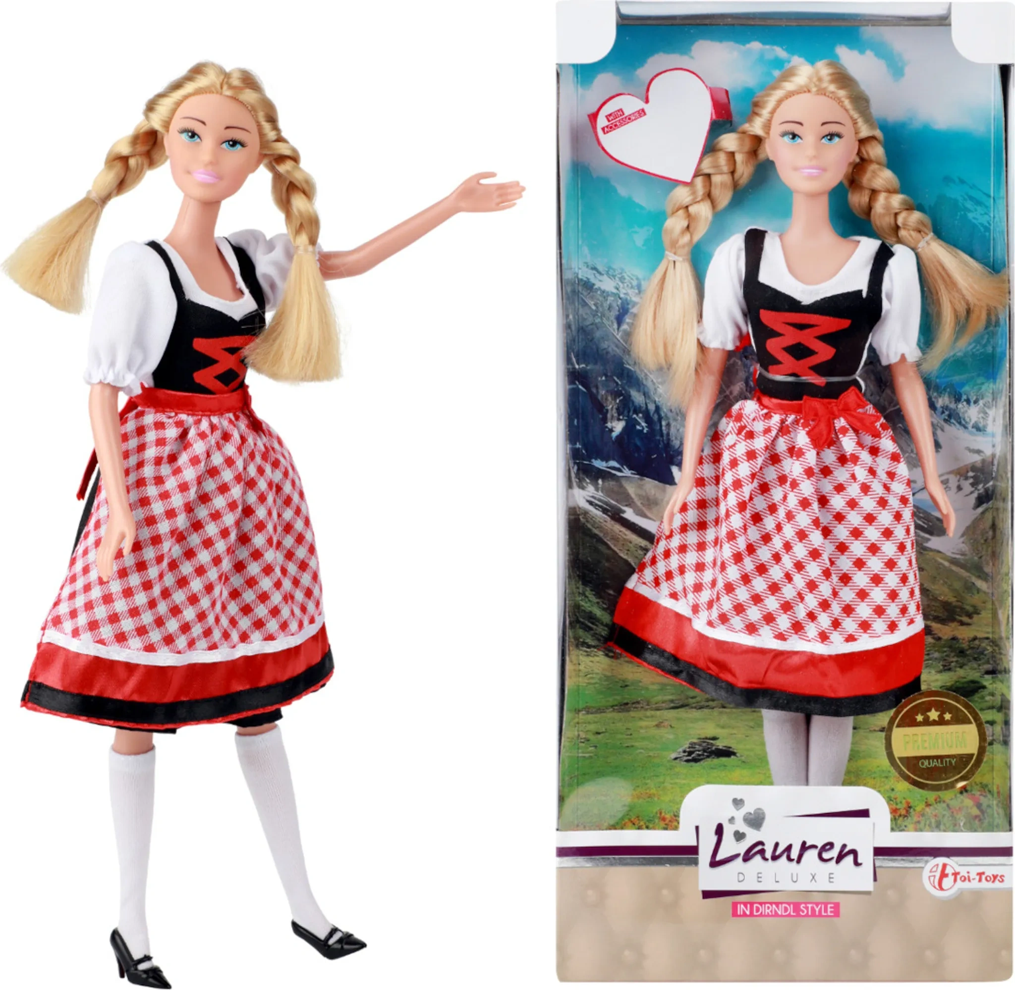 Toi-Toys – LAUREN Teenager-Puppe in Tracht