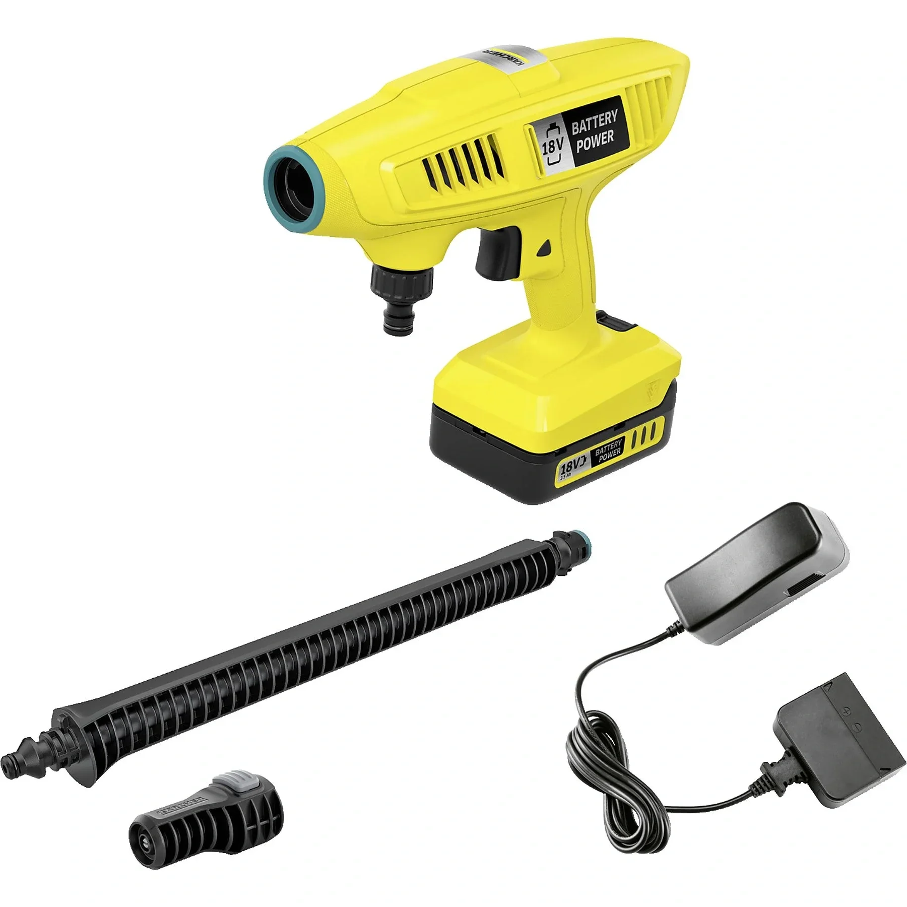 KÄRCHER KHB 4-18 Battery Set Akkudruckreiniger mobil 18V gelb